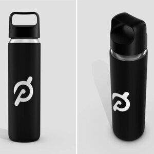 Peloton Glass Water Bottle – Black – 16 oz NWOT